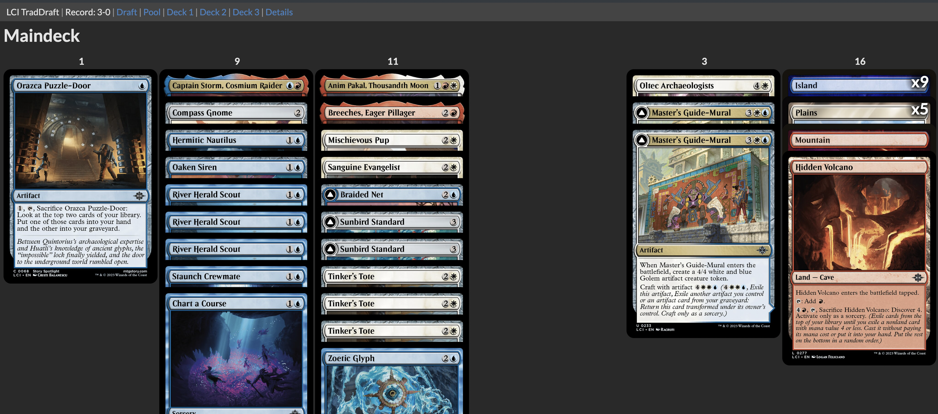 a different build of the above deck, UW splashing R